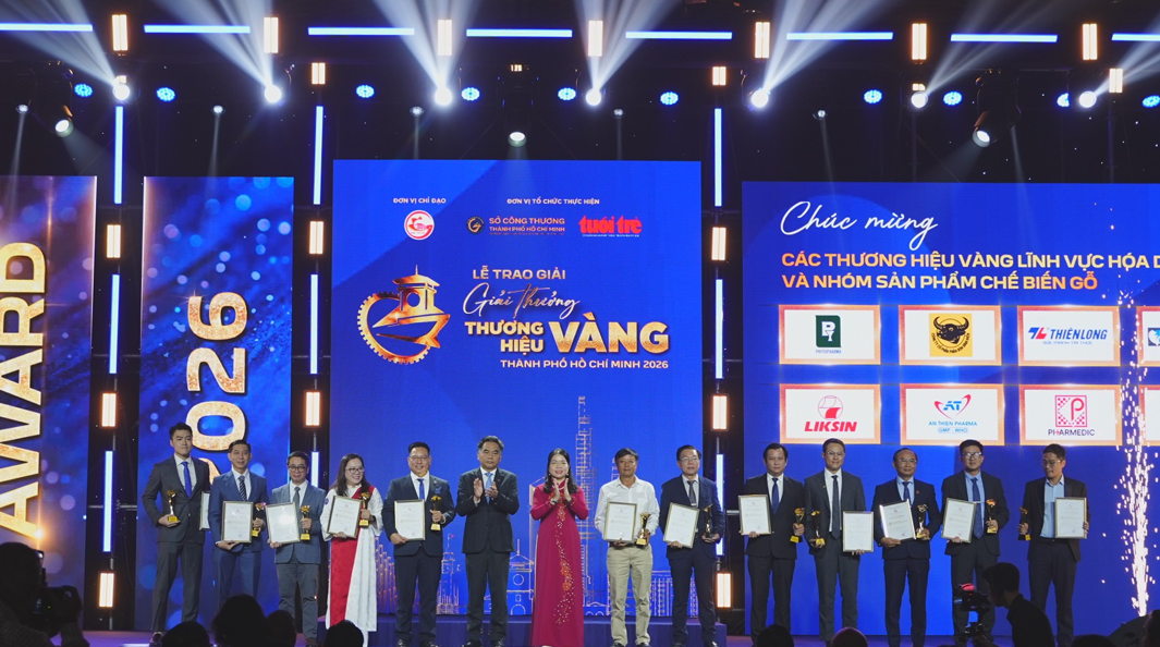 PHYTOPHARMA VINH DỰ ĐÓN NHẬN DANH HIỆU THƯƠNG HIỆU VÀNG TP.HCM 2026